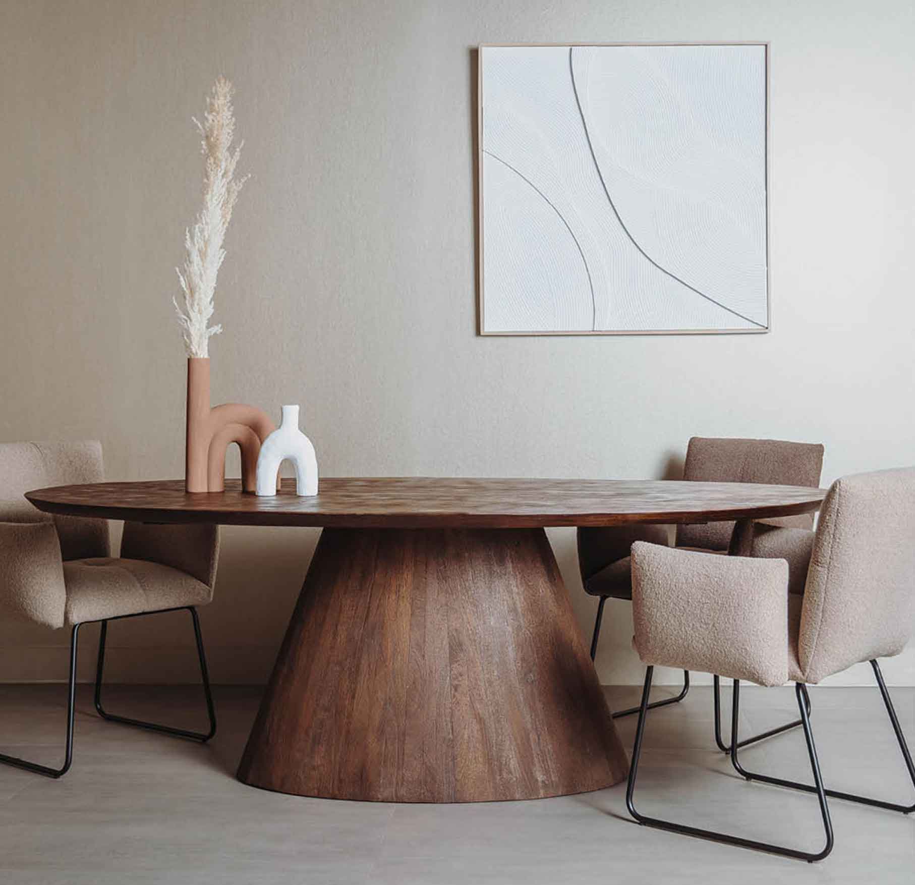 Eettafel Premana - bruin