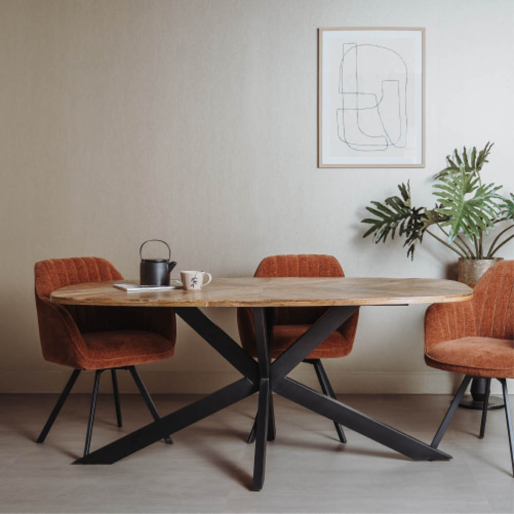 Eettafel Silvi Naturel