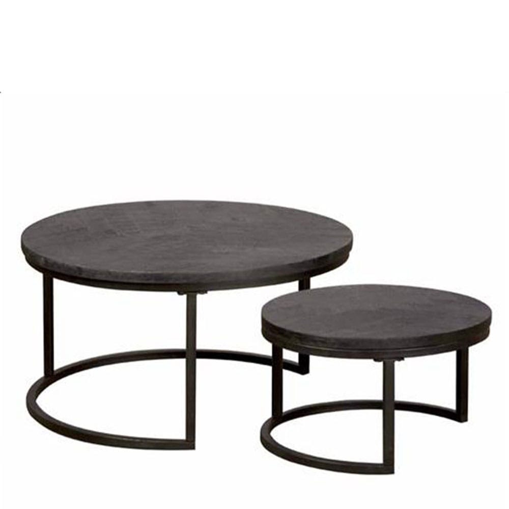 Ronde salontafel set Viola