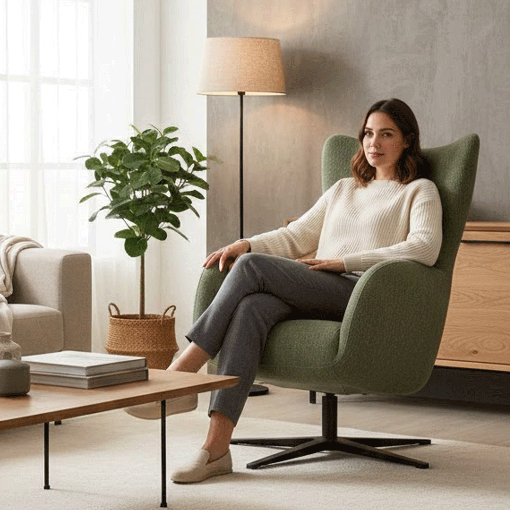 Draaifauteuil Simone