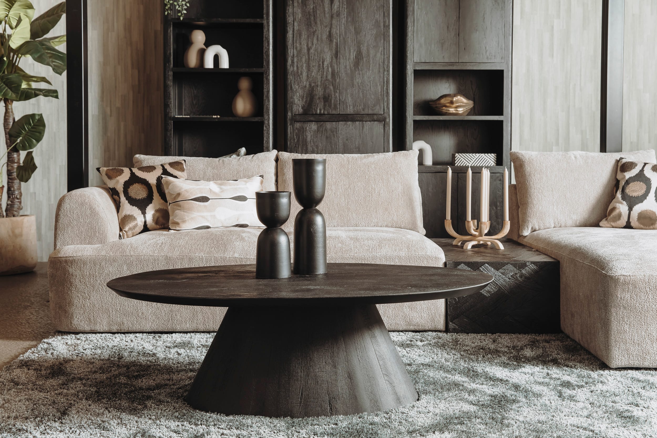 Salontafel Premana - zwart