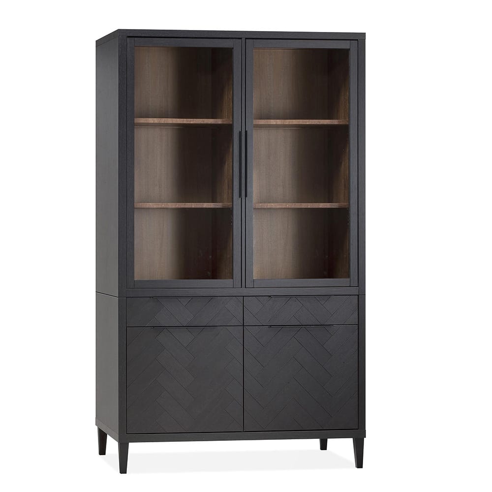 Vitrinekast Beesd 2 deurs